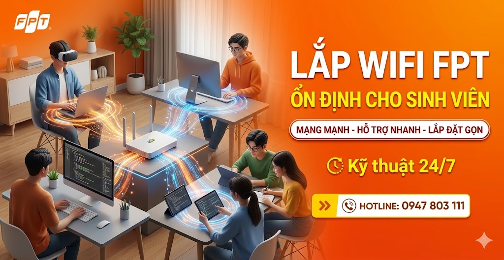 Lắp wifi fpt cho sinh viên