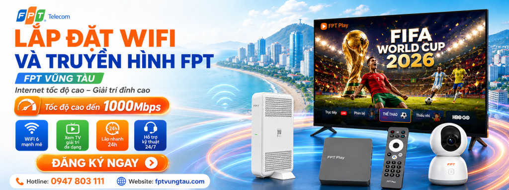 lắp WiFi FPT cho nhà trọ Vũng Tàu