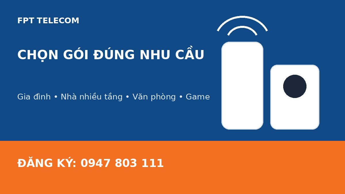 chọn gói cáp quang FPT theo nhu cầu gia đình và văn phòng tại Vũng Tàu