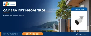 Camera FPT ngoài trời IQ4S tại Vũng Tàu