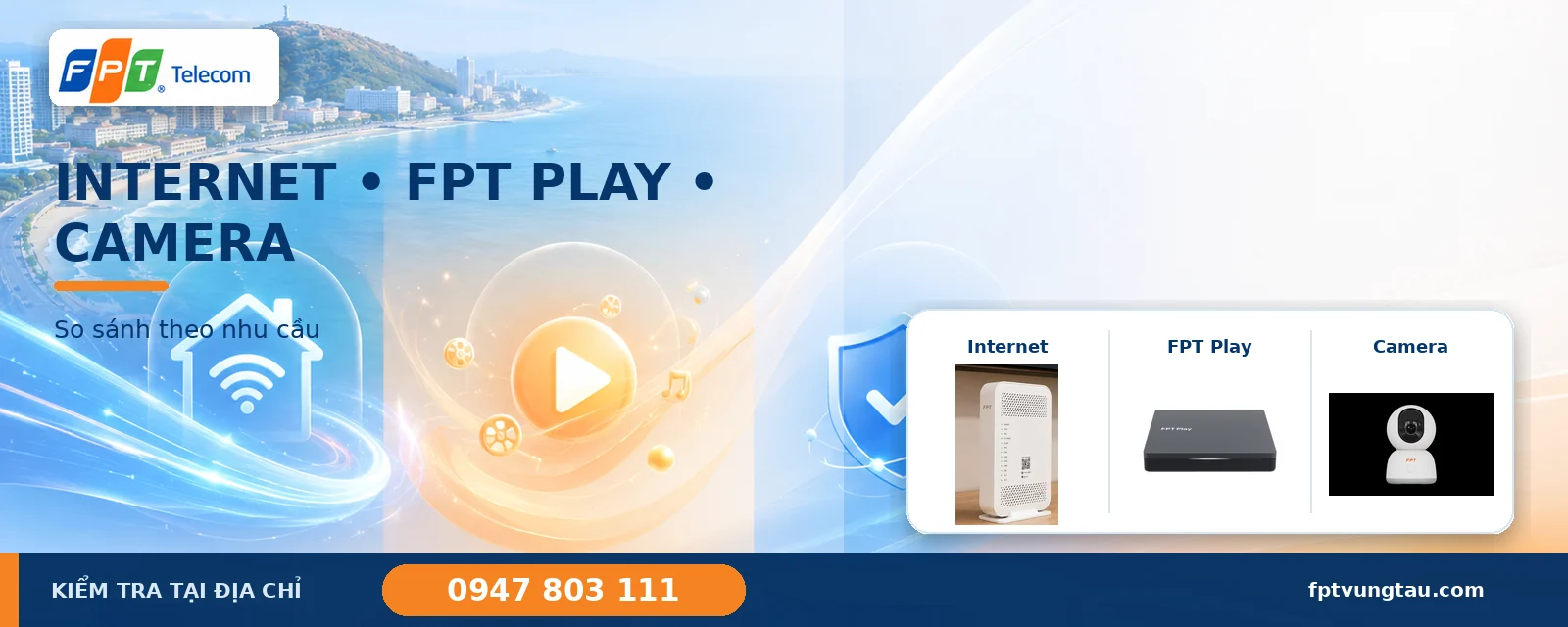 So sánh Internet FPT Play và Camera FPT