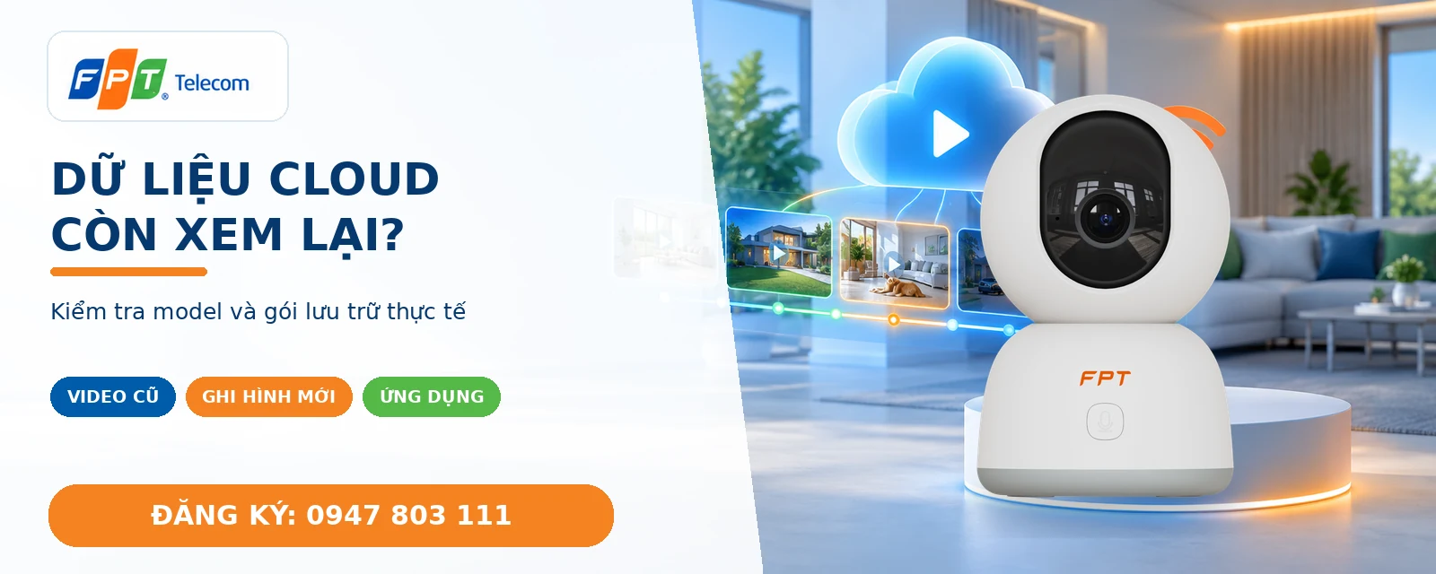 Camera FPT mất mạng có ghi hình không và dữ liệu đã lưu