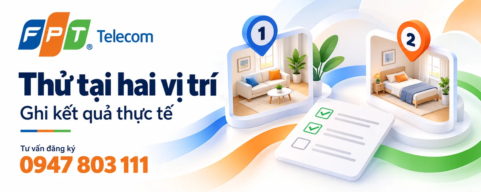 Minh họa hai vị trí cần thử và phiếu ghi kết quả họp online