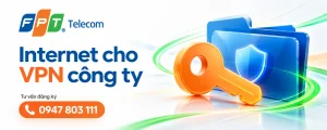 Internet để dùng VPN công ty: minh họa quyền truy cập và kết nối