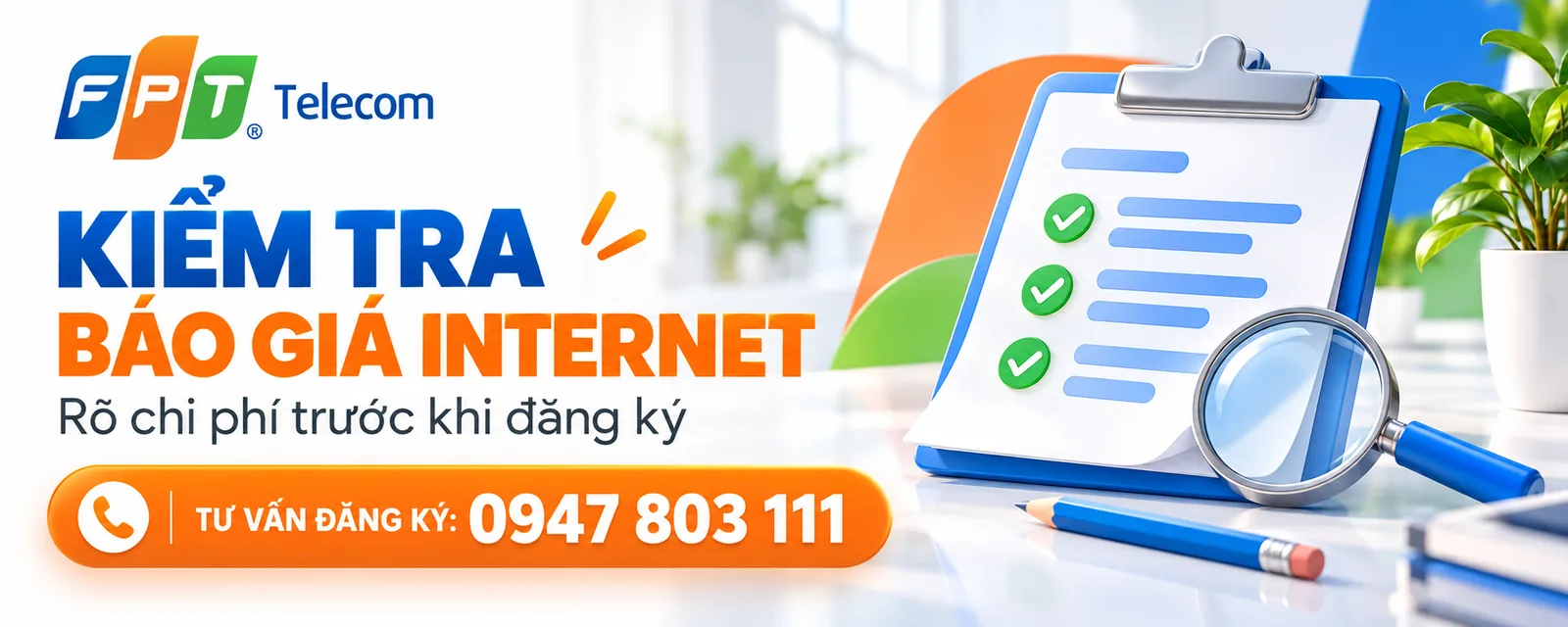 Kiểm tra báo giá Internet trước khi đăng ký với bảng đối chiếu chi phí