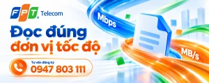 Mbps và MB/s khi tải tệp: minh họa đọc đúng đơn vị tốc độ