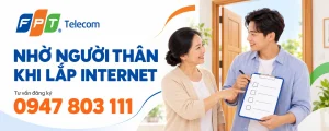 Nhờ người thân khi lắp Internet: chuẩn bị người liên hệ và phạm vi phối hợp