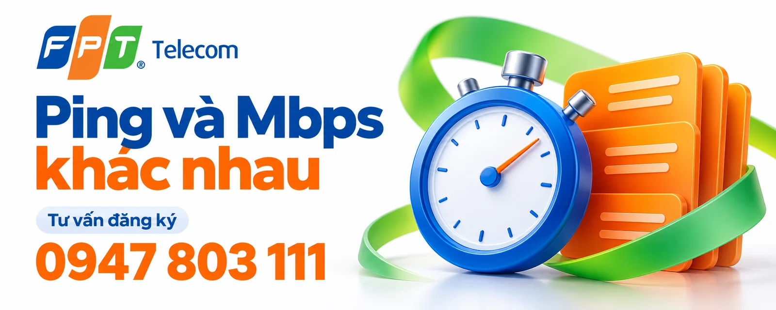 Ping và Mbps khác nhau: minh họa thời gian phản hồi và dữ liệu
