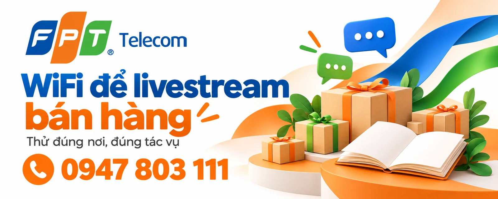 WiFi để livestream bán hàng: minh họa góc bán hàng và luồng dữ liệu
